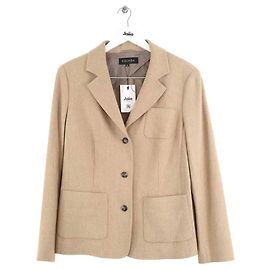 Blazer Escada de lã marrom Marrom