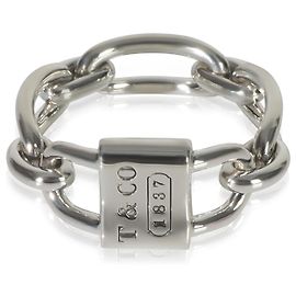 Tiffany & Co. Sterling Silber 1837 Kleine Doppelverschlussring Andere