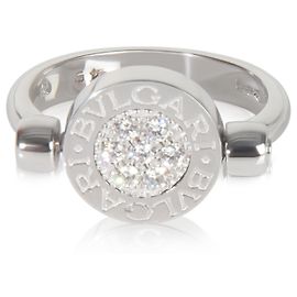 Bulgari Anello Bvlgari Bvlgari Flip in oro bianco e diamanti Altro