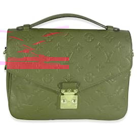 Louis Vuitton-Louis Vuitton Scarlet Monogram Empreinte Pochette Metis-Red