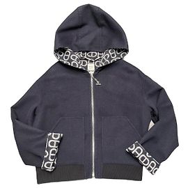 Hermès Bomber Jacket Navy Blue Wool Navy blue