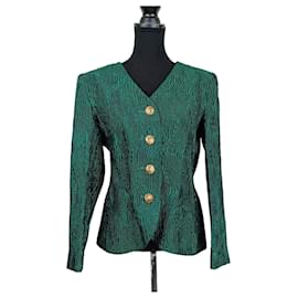 Yves Saint Laurent Veste verte émeraude Ysl Vert
