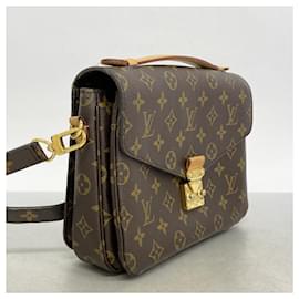 Louis Vuitton-Louis Vuitton Pochette Metis MM Brown Handbag-Brown
