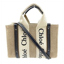 Bolsa de Ombro WOODY MINI da Chloé Bege