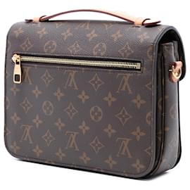 Louis Vuitton-Louis Vuitton Brown Monogram Pochette Metis-Brown