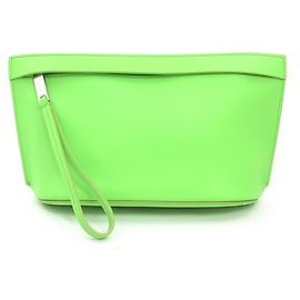 Clutch in pelle verde Salvatore Ferragamo Verde