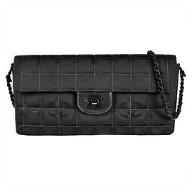 CHANEL Nuova Linea da Viaggio Borsa a Spalla con Catena Nero