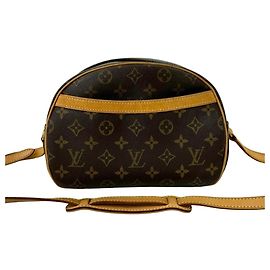 Bolsa de Ombro/Pochette em Couro Monogram Blois da Louis Vuitton Marrom
