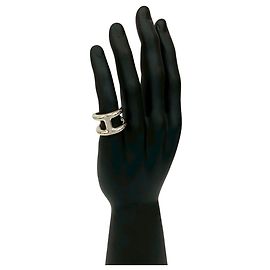 Hermès Anillo de plata 925 Hermes Osmos Plata