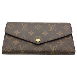 Cartera Larga Sarah de Louis Vuitton Castaño