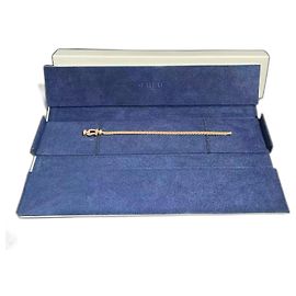 Pulseira Fred Force 10 com fivela de ouro rosa 18k Prata