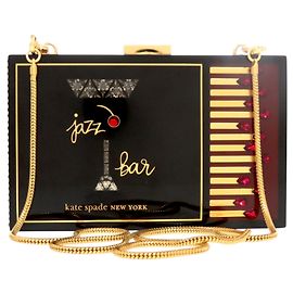 Kate Spade Perfect Matchbox Small Frame Clutch Bag Black Red