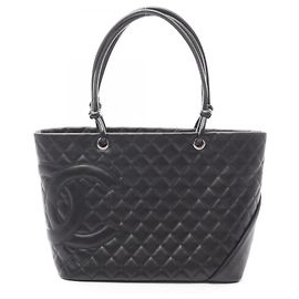 Chanel Cambon Line Large Tote Bag Black
