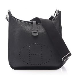 Hermès Evelyn 3 Trois PM Shoulder Bag Black