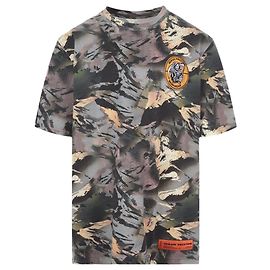 Camiseta CAMUFLADA HERON PRESTON en ALGODÓN ORGÁNICO Multicolor