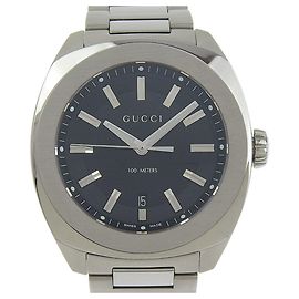 Gucci Date 100m YA142201 Quartz Wristwatch Silvery