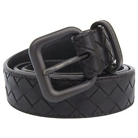 Cinturón Intrecciato Bottega Veneta Marrón oscuro