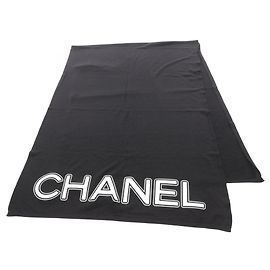 Sciarpa in Lana Nera Chanel Nero