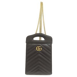 Bolsa de Ombro Gucci GG Marmont 2 em 1 Preto
