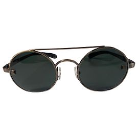 Céline Gafas de sol redondas de metal Bronce