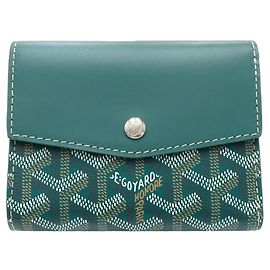 Goyard San Gabriel Tri-fold Wallet Green