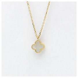 Collana Pendente Sweet Alhambra di Van Cleef & Arpels D'oro