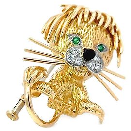 Spilla Pendente Van Cleef & Arpels D'oro