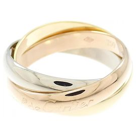 Anel Trinity Cartier em ouro branco rosa e amarelo Dourado