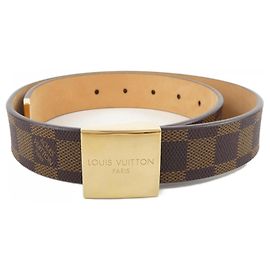 Ceinture Louis Vuitton Santur Carré 30mm Marron