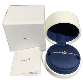 Fred Pulseira Force 10 com fivela de ouro rosa 18k e diamantes Dourado