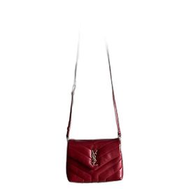 Saint Laurent Mini Loulou Toy Bag Raspberry Leather Other