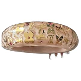 Bracciale inclusione rosa e dorato Louis Vuitton Rosa