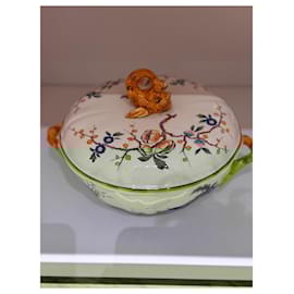 Autre Marque-French Gien porcelain soup-Multiple colors