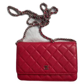 Wallet-on-Chain Zeitloser Klassiker CHANEL Fuschia