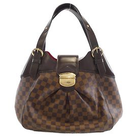 Bolsa de Ombro Sistina Damier Louis Vuitton Marrom