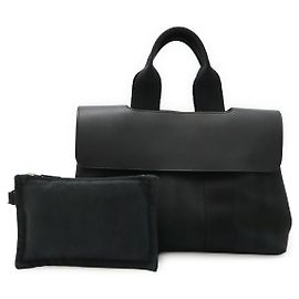 Borsa Hermès Valparaiso PM in pelle nera Nero