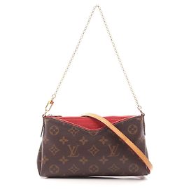 Bolsa Clutch Pallas Monogram da Louis Vuitton Vermelho