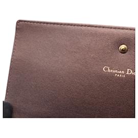 Dior-Christian Dior Diorama Leather Shoulder Bag-Brown