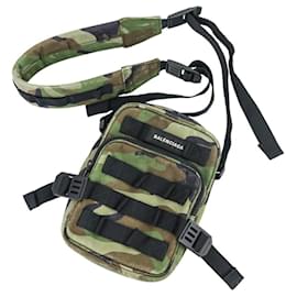 Balenciaga-Bolsa Crossbody Balenciaga Army-Verde