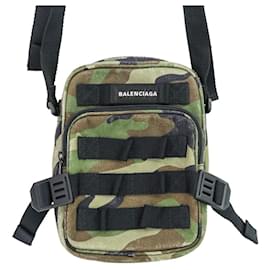 Balenciaga-Bolsa Crossbody Balenciaga Army-Verde