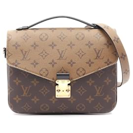 Louis Vuitton-Bolsa Pochette Metis MM Louis Vuitton-Marrom
