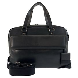 MCM Maletín de Cuero Negro