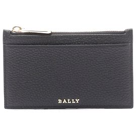 Monedero de cuero Bally ZANDHY Negro