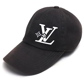 Gorra de algodón LV Smash de Louis Vuitton Negro