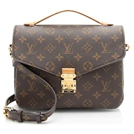 Louis Vuitton-Bolsa de ombro Pochette Metis em lona Monogram Louis Vuitton-Marrom