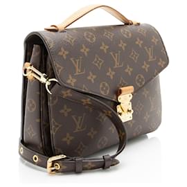 Louis Vuitton-Bolsa de ombro Pochette Metis em lona Monogram Louis Vuitton-Marrom