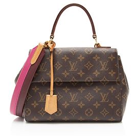 Bolsa Cluny BB em canvas Monogram Louis Vuitton Marrom