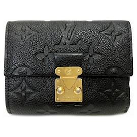 Louis Vuitton-Louis Vuitton Pochette Metis Monogram Empreinte Wallet-Black