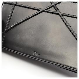 Dior-Christian Dior DIORAMA Leather Shoulder Bag-Black