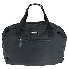 Gucci Nylon Boston Handbag Black Black